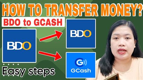 bdo bank transfer|How To Transfer Money From BDO to GCash: An .